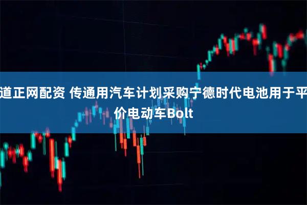 道正网配资 传通用汽车计划采购宁德时代电池用于平价电动车Bolt