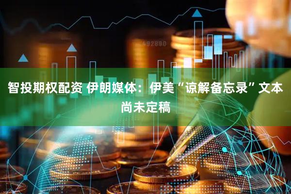 智投期权配资 伊朗媒体：伊美“谅解备忘录”文本尚未定稿